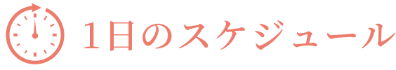 1日のスケジュール